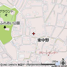 埼玉県春日部市東中野1462周辺の地図
