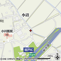 埼玉県坂戸市小沼882周辺の地図