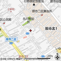 埼玉県上尾市原市2169周辺の地図