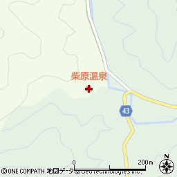 柴原温泉周辺の地図