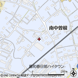 埼玉県春日部市南中曽根478周辺の地図