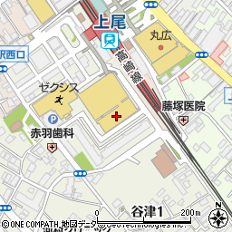 カプチーナ上尾店周辺の地図