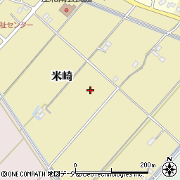 埼玉県春日部市米崎周辺の地図
