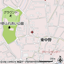 埼玉県春日部市東中野1453周辺の地図