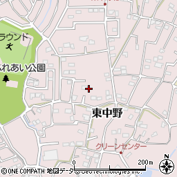 埼玉県春日部市東中野1461周辺の地図