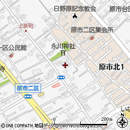 埼玉県上尾市原市2164-1周辺の地図