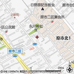 埼玉県上尾市原市2164周辺の地図