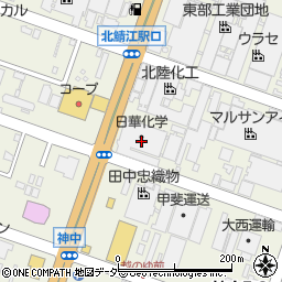 日華化学鯖江物流センター周辺の地図