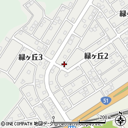 茨城県鹿嶋市緑ヶ丘周辺の地図