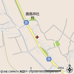 茨城県稲敷市月出里473-2周辺の地図