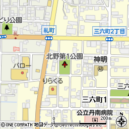 福井県鯖江市三六町1丁目16周辺の地図