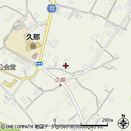 埼玉県秩父市久那2157-3周辺の地図