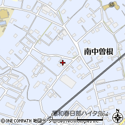 埼玉県春日部市南中曽根517周辺の地図