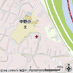 埼玉県春日部市東中野580周辺の地図