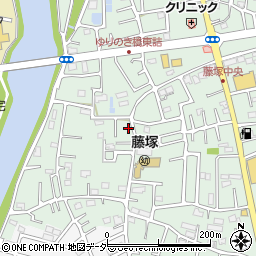 埼玉県春日部市藤塚851周辺の地図