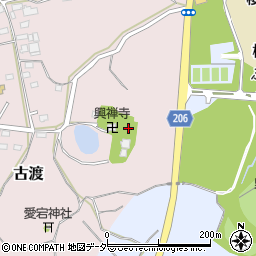 興禅寺周辺の地図