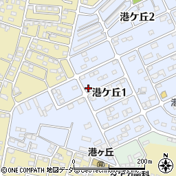 茨城県鹿嶋市港ケ丘1丁目3-19周辺の地図