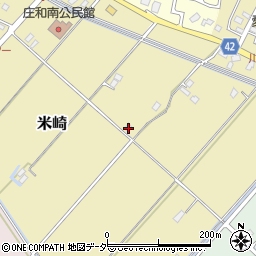 埼玉県春日部市米崎237周辺の地図