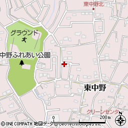 埼玉県春日部市東中野1456周辺の地図
