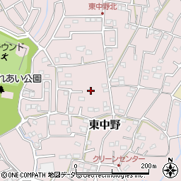 埼玉県春日部市東中野1466周辺の地図