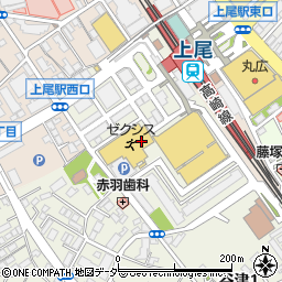 カラオケ シティベア 上尾店周辺の地図