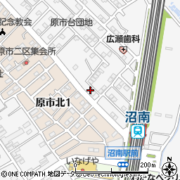 埼玉県上尾市原市2073周辺の地図