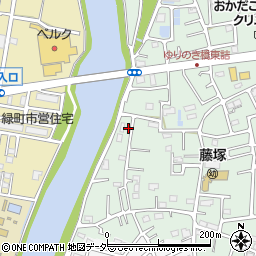埼玉県春日部市藤塚822周辺の地図