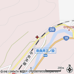 奈良井停車場線周辺の地図