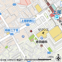 炭火串焼 鶏ジロー 上尾店周辺の地図