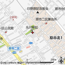 埼玉県上尾市原市2157周辺の地図
