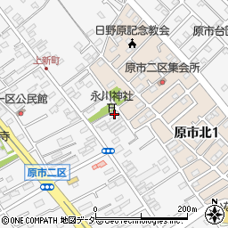 埼玉県上尾市原市2157周辺の地図