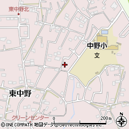 埼玉県春日部市東中野690周辺の地図