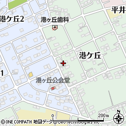 茨城県鹿嶋市港ケ丘282-148周辺の地図