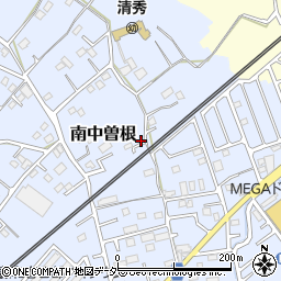 埼玉県春日部市南中曽根606周辺の地図