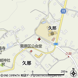 埼玉県秩父市久那2219周辺の地図