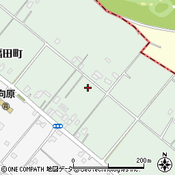 茨城県牛久市福田町周辺の地図
