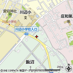 埼玉県春日部市飯沼21周辺の地図