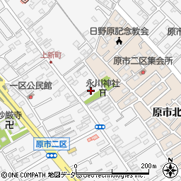 埼玉県上尾市原市1518-1周辺の地図