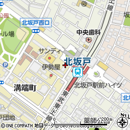 西入間警察署北坂戸駅前交番周辺の地図