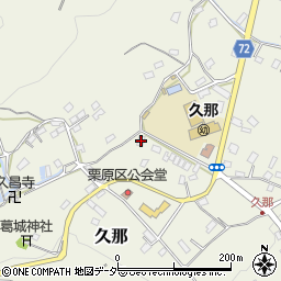埼玉県秩父市久那2225周辺の地図