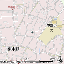 埼玉県春日部市東中野1481周辺の地図