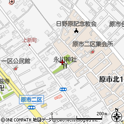 埼玉県上尾市原市1521周辺の地図