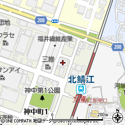 福井センイ倉庫鯖江配送センター周辺の地図