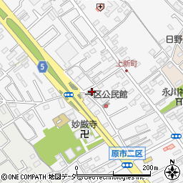 埼玉県上尾市原市1002周辺の地図