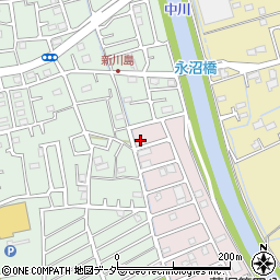埼玉県春日部市六軒町323周辺の地図