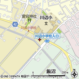 埼玉県春日部市米崎74周辺の地図