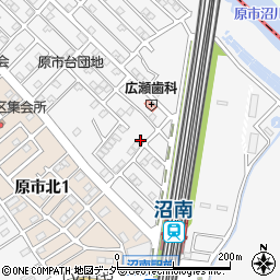 埼玉県上尾市原市2075-6周辺の地図