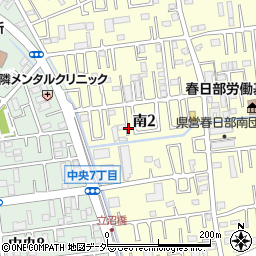 埼玉県春日部市南2丁目周辺の地図