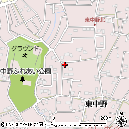 埼玉県春日部市東中野1434周辺の地図