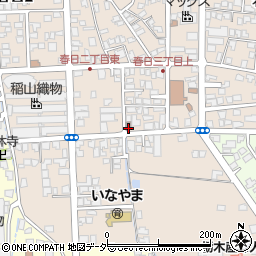 大野春日郵便局周辺の地図